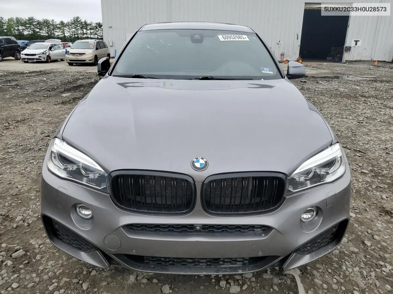 2017 BMW X6 xDrive35I VIN: 5UXKU2C33H0U28573 Lot: 60952985