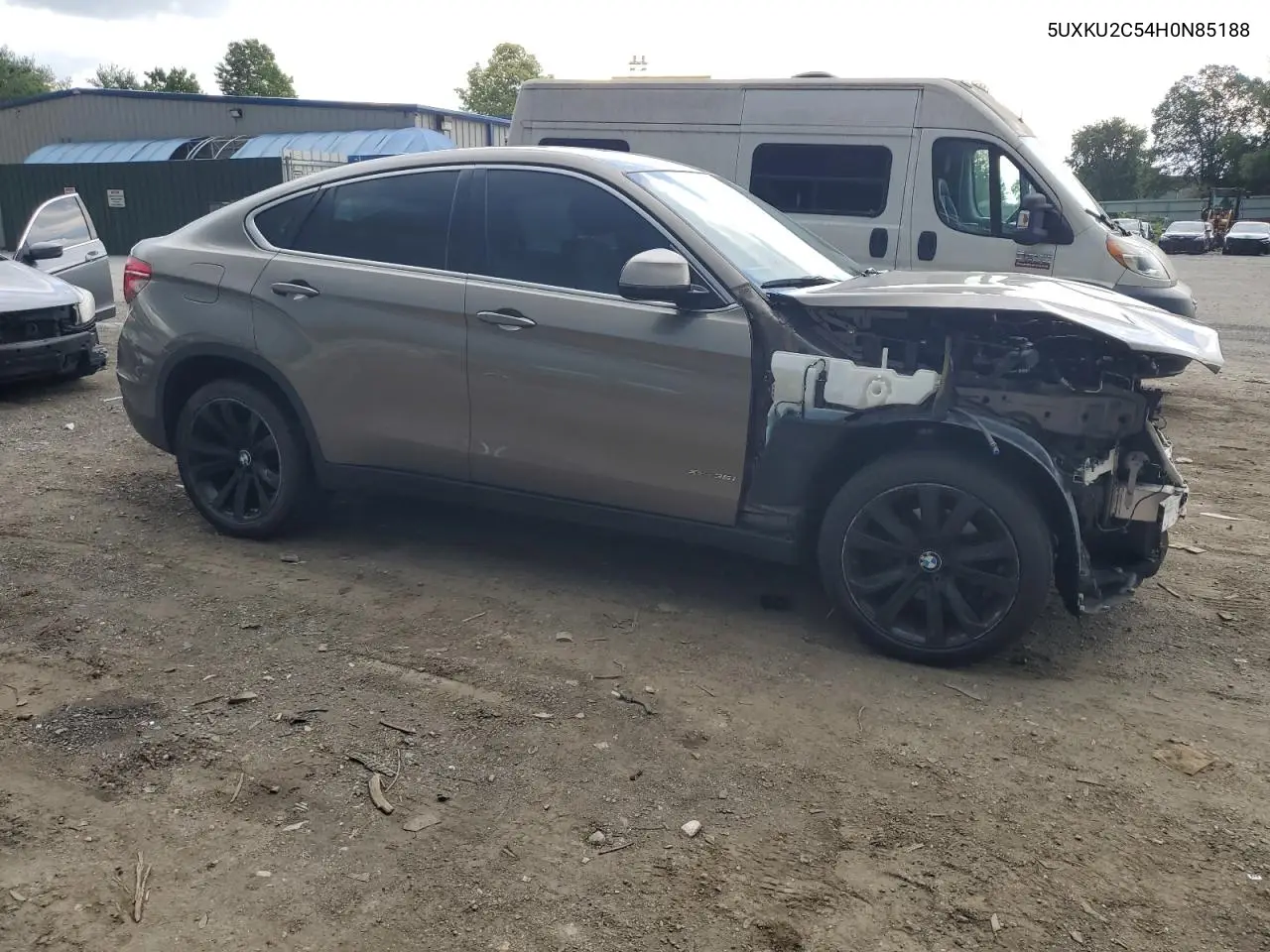 2017 BMW X6 xDrive35I VIN: 5UXKU2C54H0N85188 Lot: 61216245