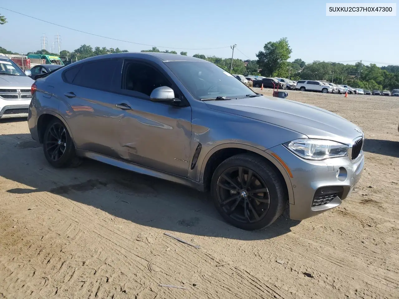2017 BMW X6 xDrive35I VIN: 5UXKU2C37H0X47300 Lot: 61589895