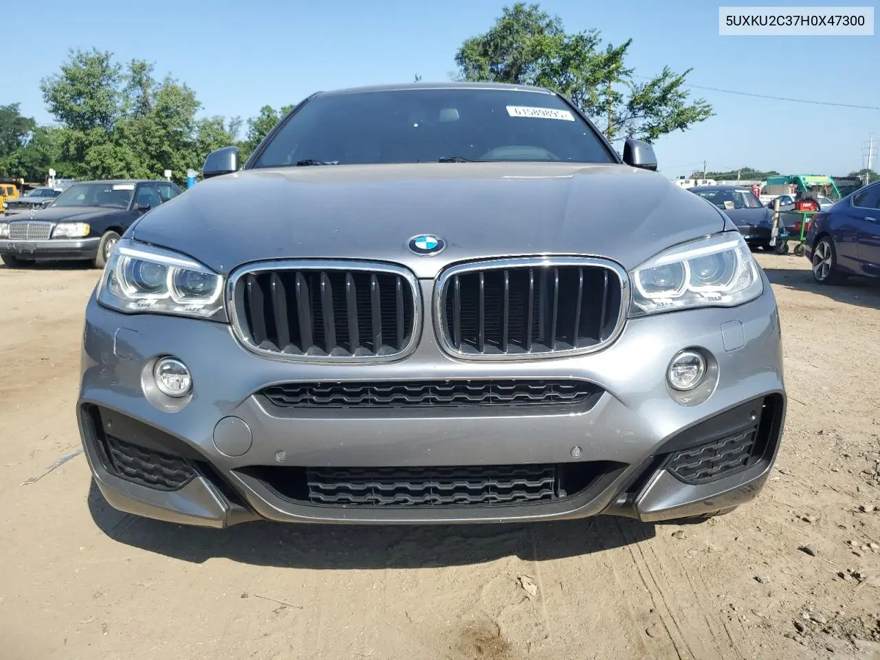 2017 BMW X6 xDrive35I VIN: 5UXKU2C37H0X47300 Lot: 61589895
