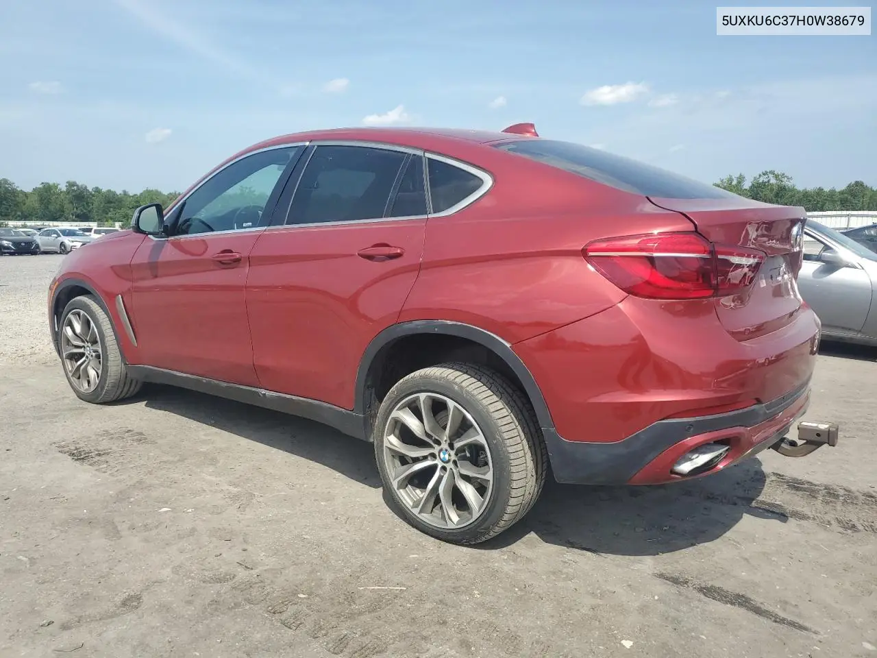 2017 BMW X6 xDrive50I VIN: 5UXKU6C37H0W38679 Lot: 62335925