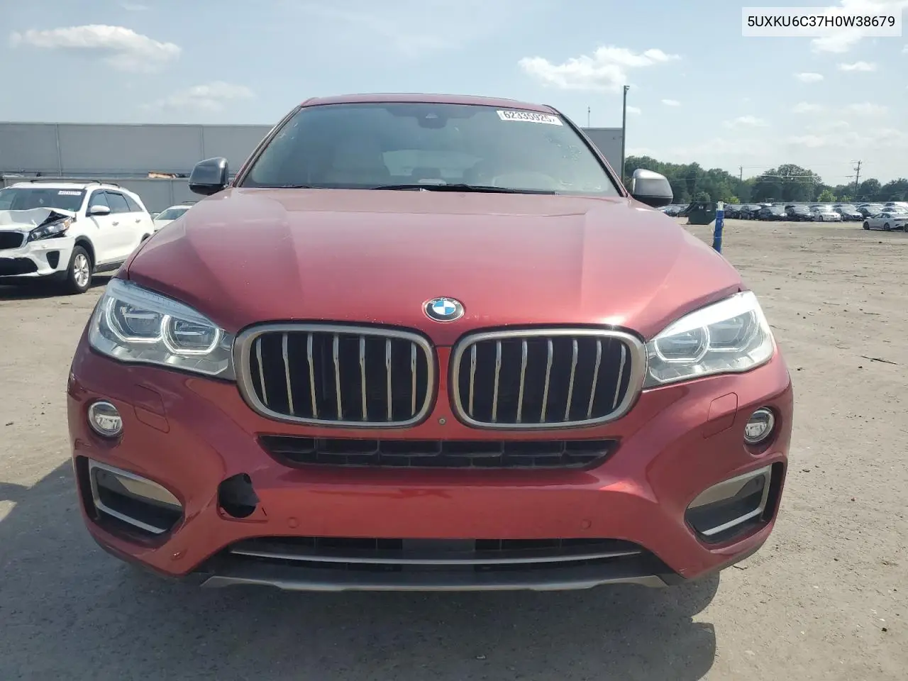 2017 BMW X6 xDrive50I VIN: 5UXKU6C37H0W38679 Lot: 62335925