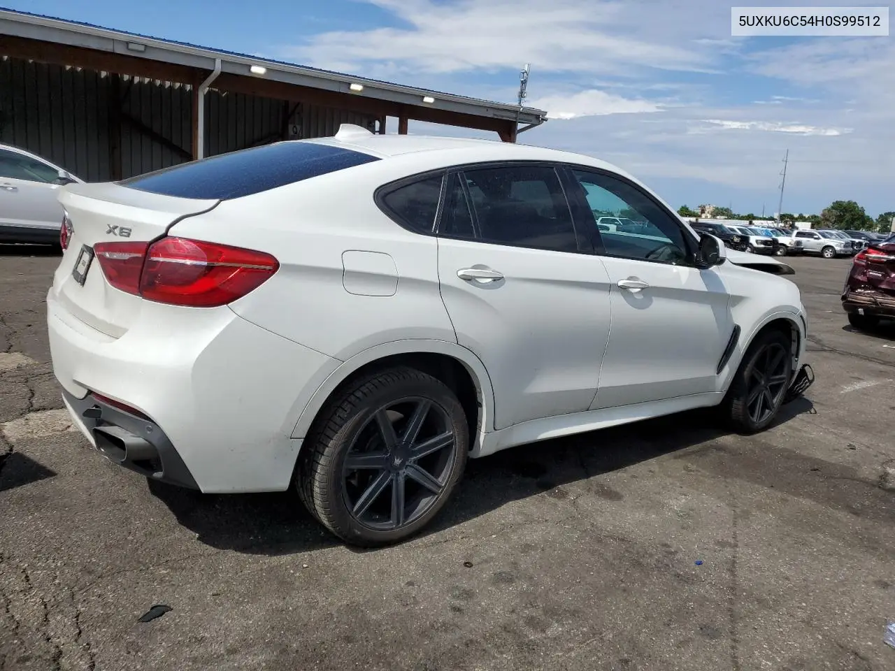 2017 BMW X6 xDrive50I VIN: 5UXKU6C54H0S99512 Lot: 62528945