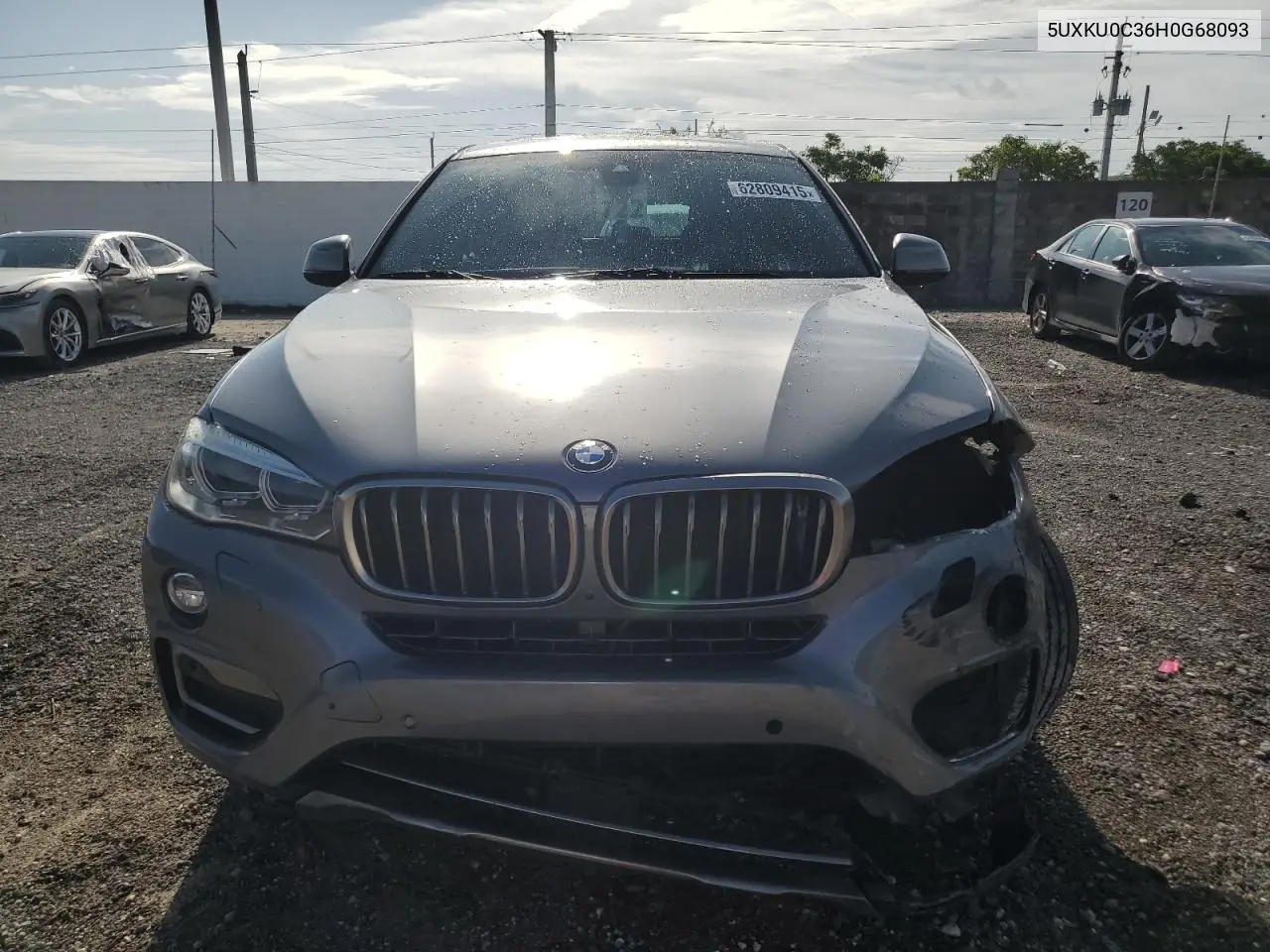 2017 BMW X6 Sdrive35I VIN: 5UXKU0C36H0G68093 Lot: 62809415