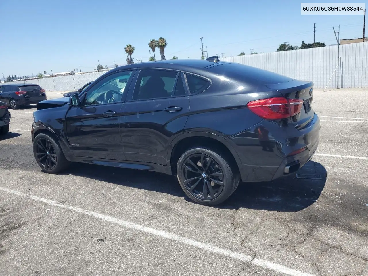 2017 BMW X6 xDrive50I VIN: 5UXKU6C36H0W38544 Lot: 63162835