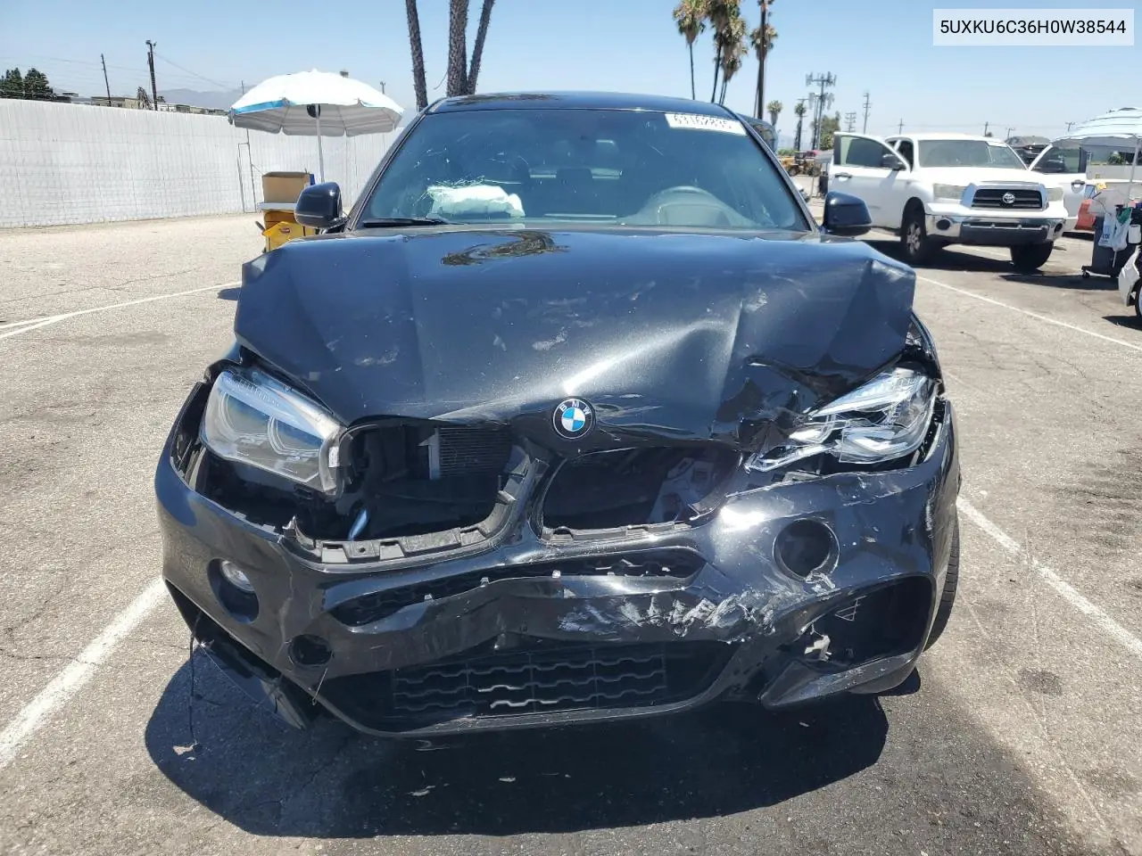 2017 BMW X6 xDrive50I VIN: 5UXKU6C36H0W38544 Lot: 63162835