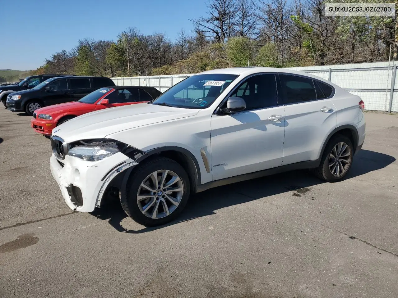 2018 BMW X6 xDrive35I VIN: 5UXKU2C53J0Z62700 Lot: 55611955
