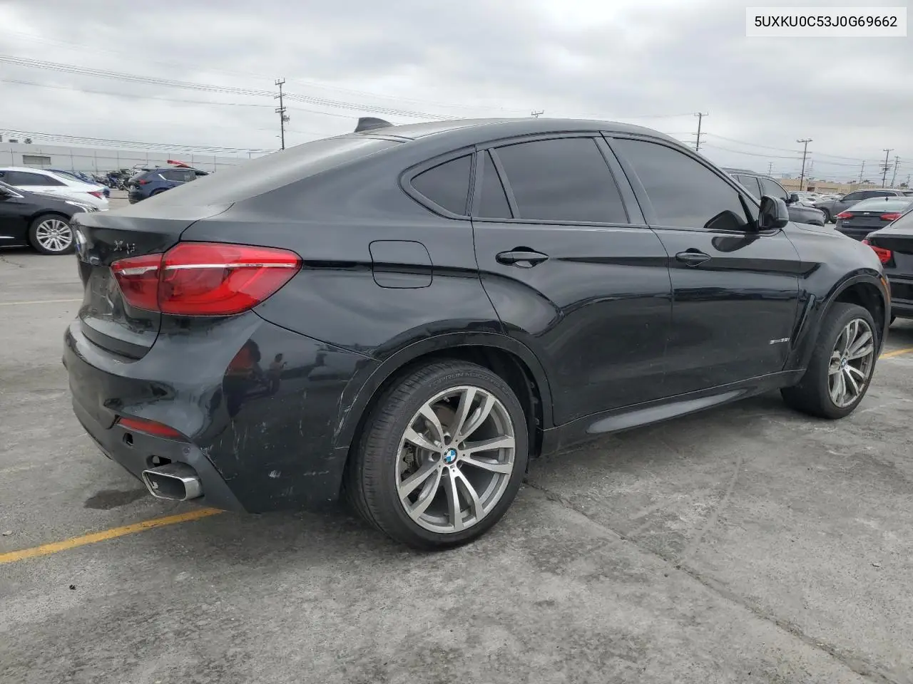 2018 BMW X6 Sdrive35I VIN: 5UXKU0C53J0G69662 Lot: 55843495