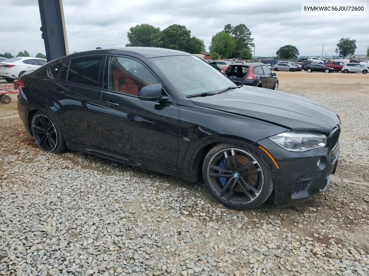 2018 BMW X6 M VIN: 5YMKW8C56J0U72600 Lot: 56209735