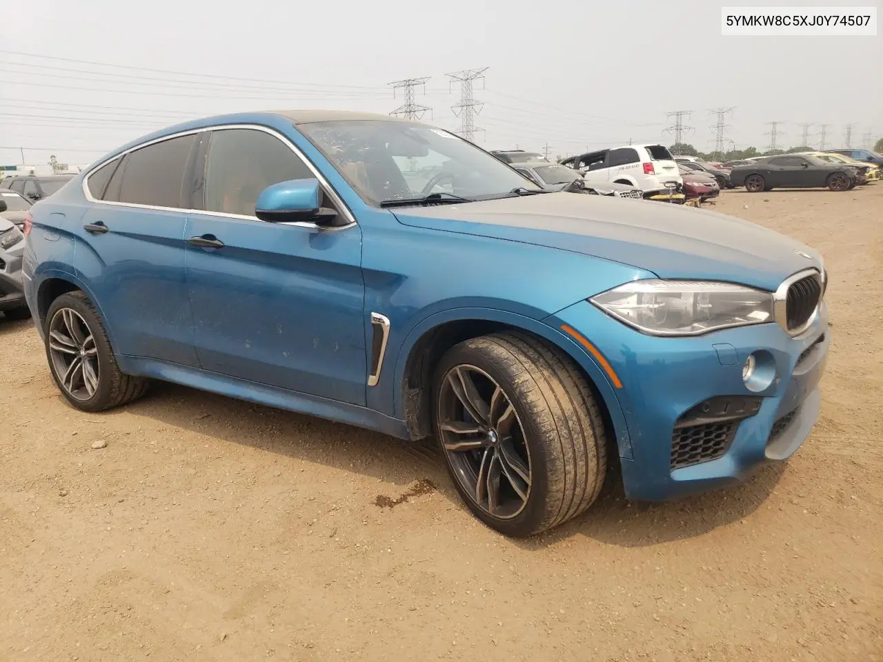 2018 BMW X6 M VIN: 5YMKW8C5XJ0Y74507 Lot: 59029765