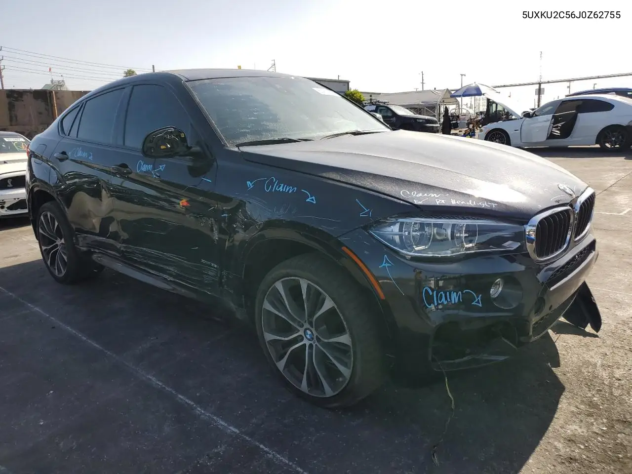 2018 BMW X6 xDrive35I VIN: 5UXKU2C56J0Z62755 Lot: 60917185