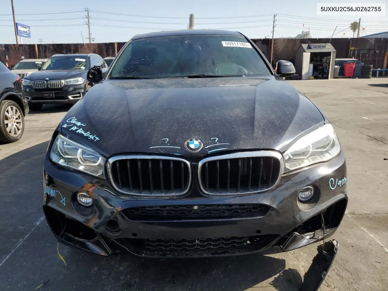 2018 BMW X6 xDrive35I VIN: 5UXKU2C56J0Z62755 Lot: 60917185