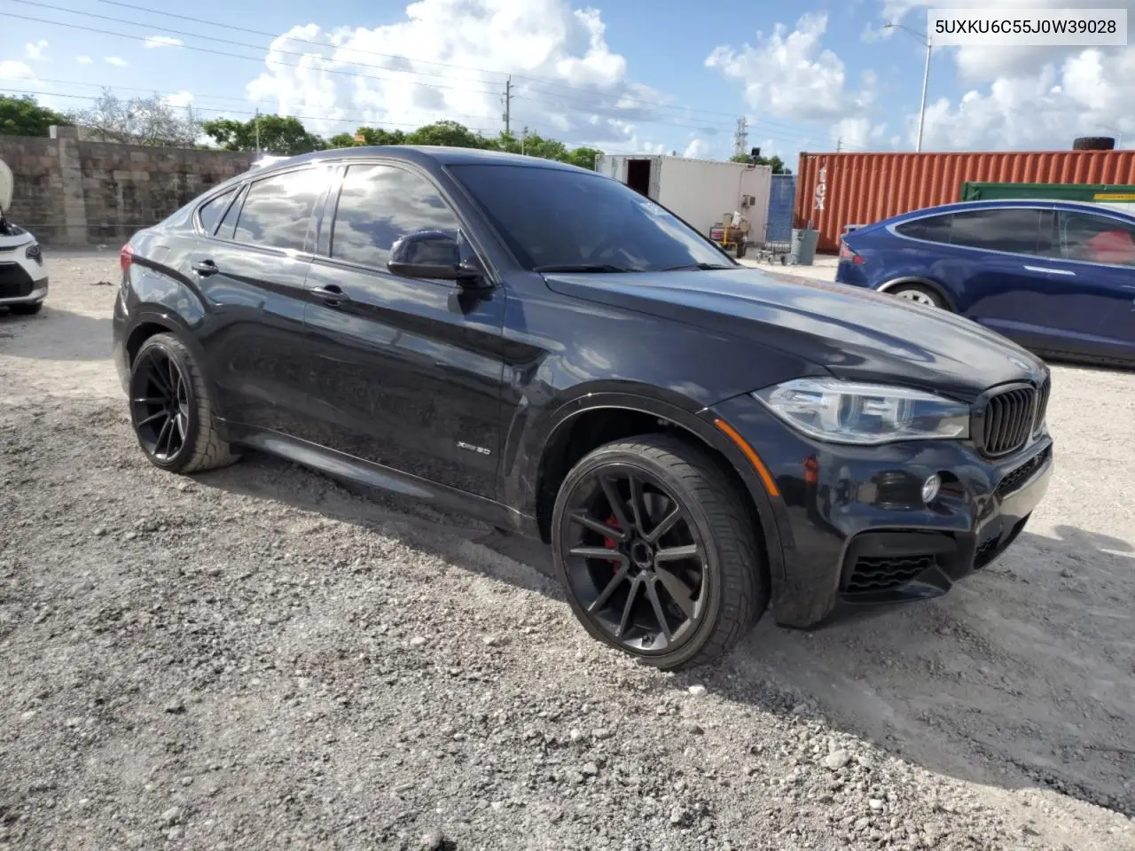 2018 BMW X6 xDrive50I VIN: 5UXKU6C55J0W39028 Lot: 61130925