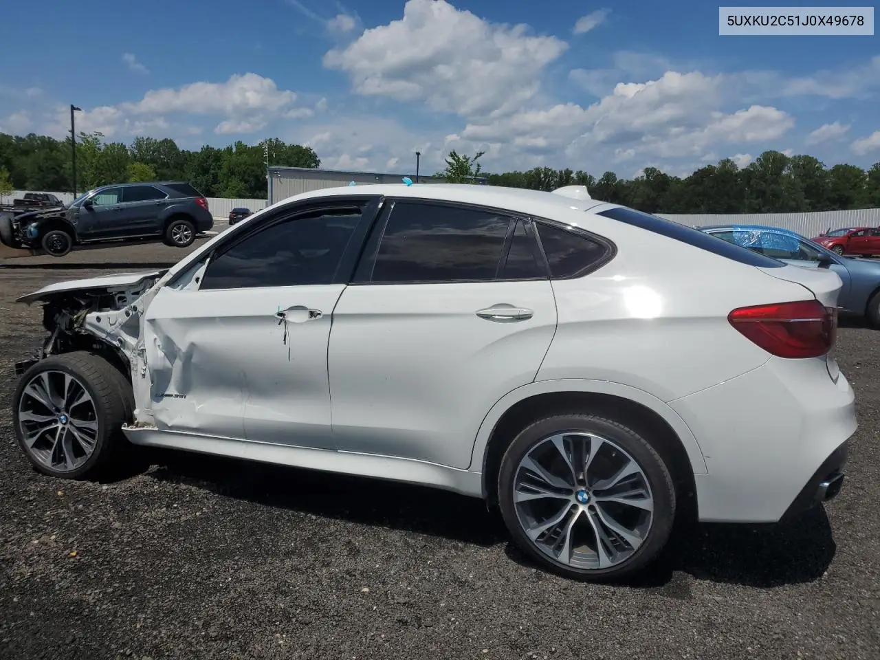 2018 BMW X6 xDrive35I VIN: 5UXKU2C51J0X49678 Lot: 61449805