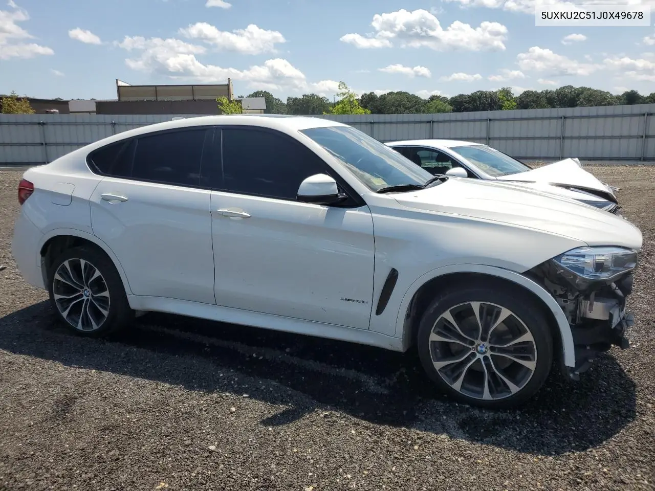 2018 BMW X6 xDrive35I VIN: 5UXKU2C51J0X49678 Lot: 61449805