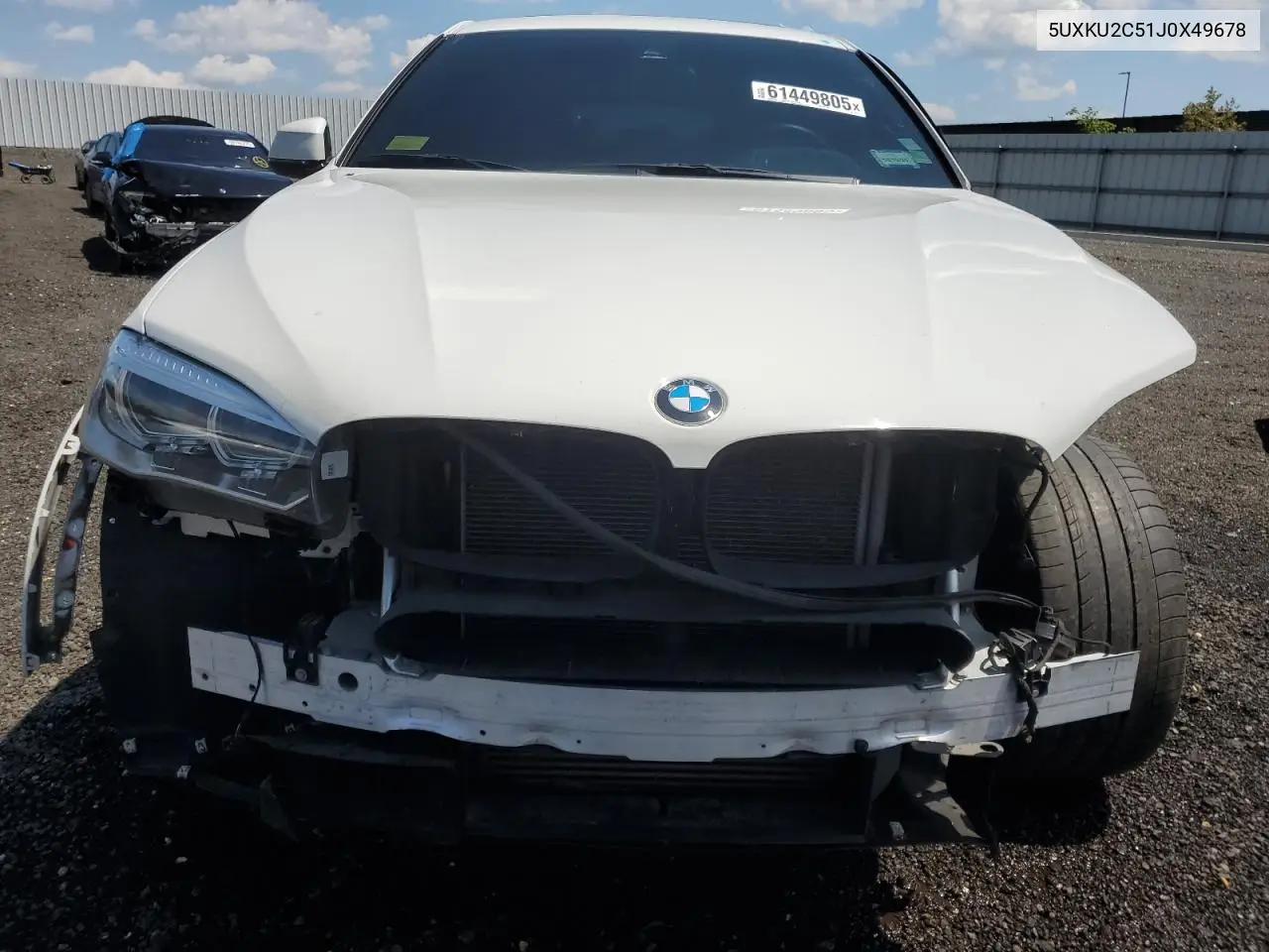 2018 BMW X6 xDrive35I VIN: 5UXKU2C51J0X49678 Lot: 61449805