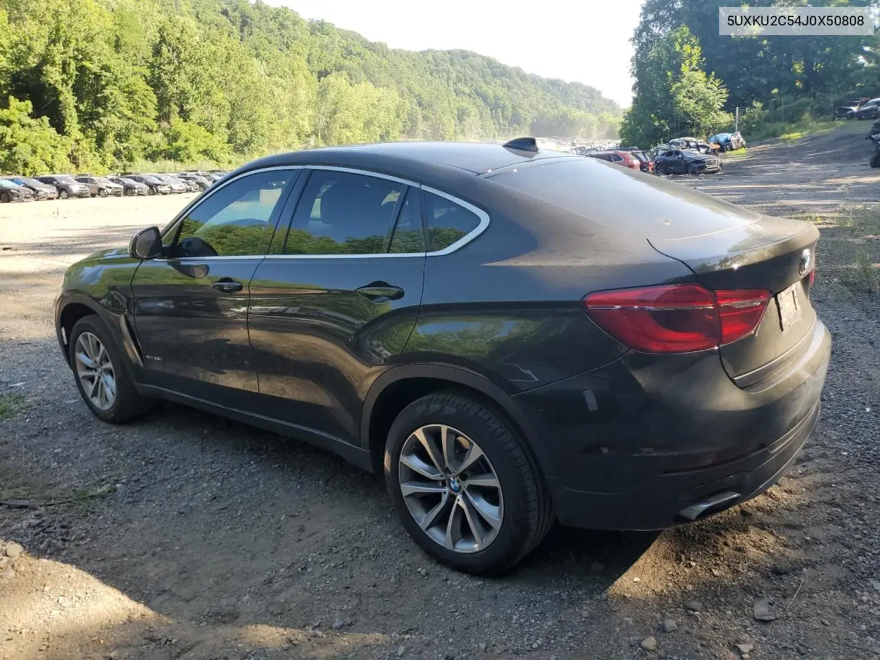 2018 BMW X6 xDrive35I VIN: 5UXKU2C54J0X50808 Lot: 61588235