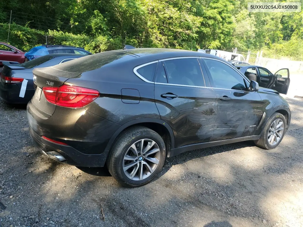 2018 BMW X6 xDrive35I VIN: 5UXKU2C54J0X50808 Lot: 61588235