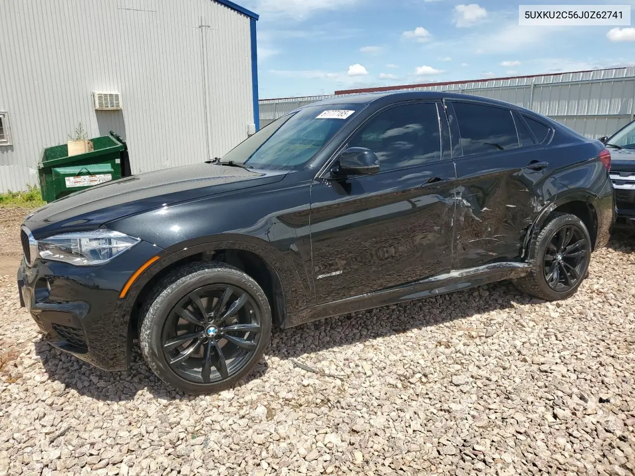 2018 BMW X6 xDrive35I VIN: 5UXKU2C56J0Z62741 Lot: 61777185
