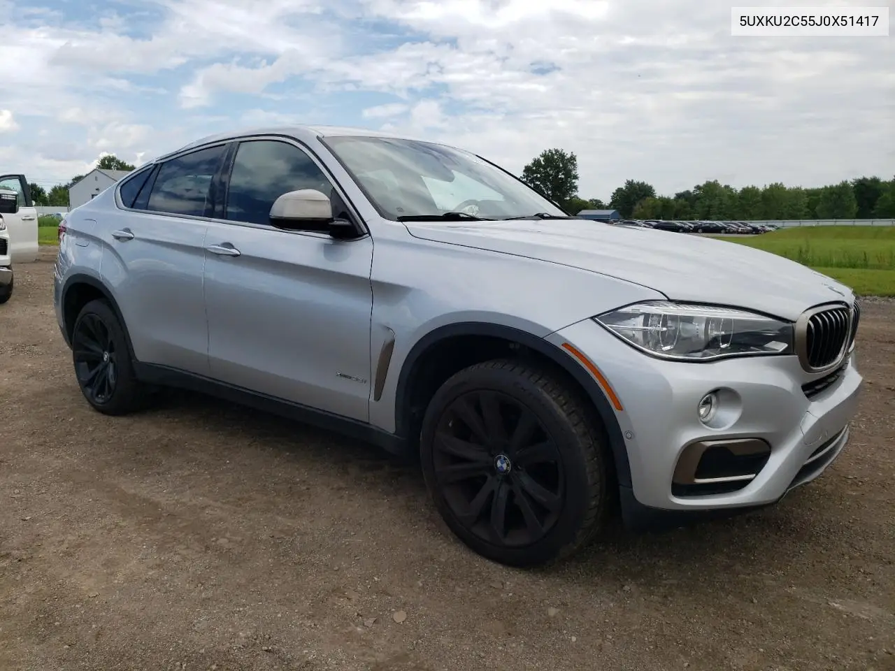 2018 BMW X6 xDrive35I VIN: 5UXKU2C55J0X51417 Lot: 62757965