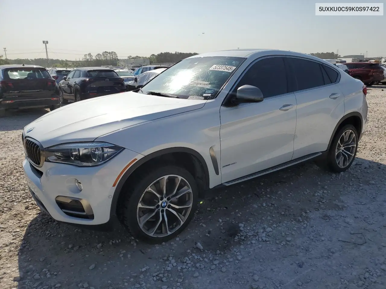 2019 BMW X6 Sdrive35I VIN: 5UXKU0C59K0S97422 Lot: 52337545