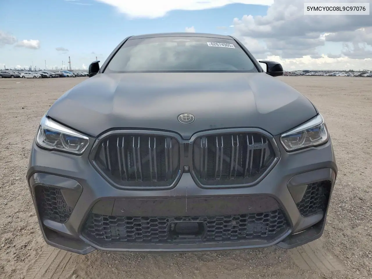 2020 BMW X6 M VIN: 5YMCY0C08L9C97076 Lot: 62674905