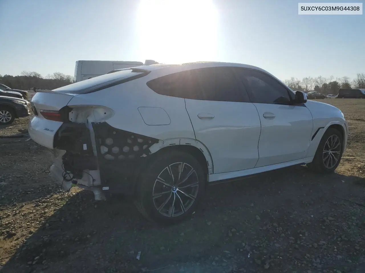 2021 BMW X6 xDrive40I VIN: 5UXCY6C03M9G44308 Lot: 48381675