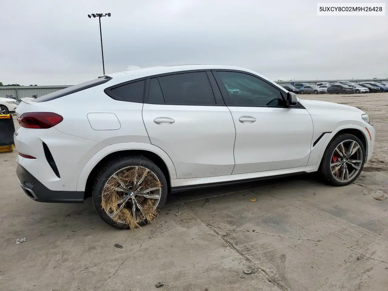 2021 BMW X6 M50I VIN: 5UXCY8C02M9H26428 Lot: 59164315