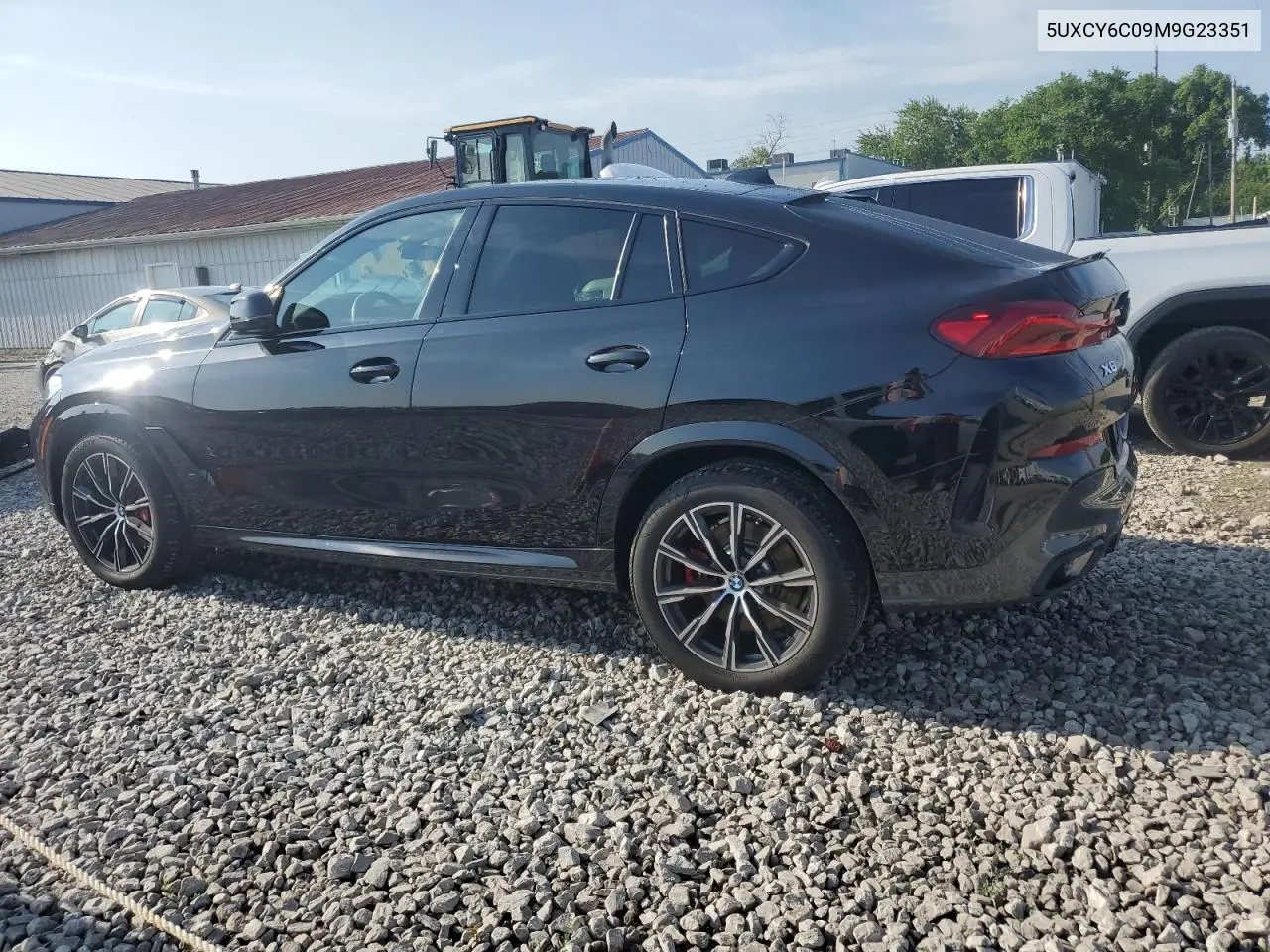 2021 BMW X6 xDrive40I VIN: 5UXCY6C09M9G23351 Lot: 62009505