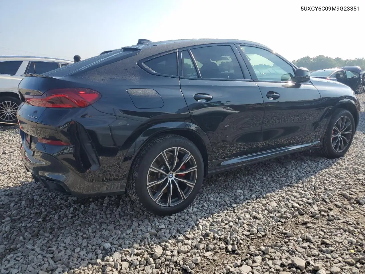 2021 BMW X6 xDrive40I VIN: 5UXCY6C09M9G23351 Lot: 62009505