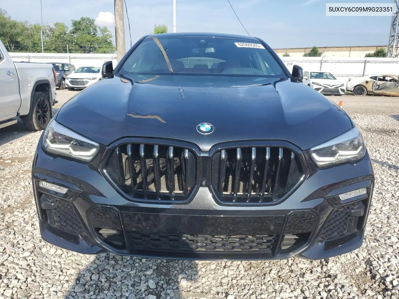 2021 BMW X6 xDrive40I VIN: 5UXCY6C09M9G23351 Lot: 62009505