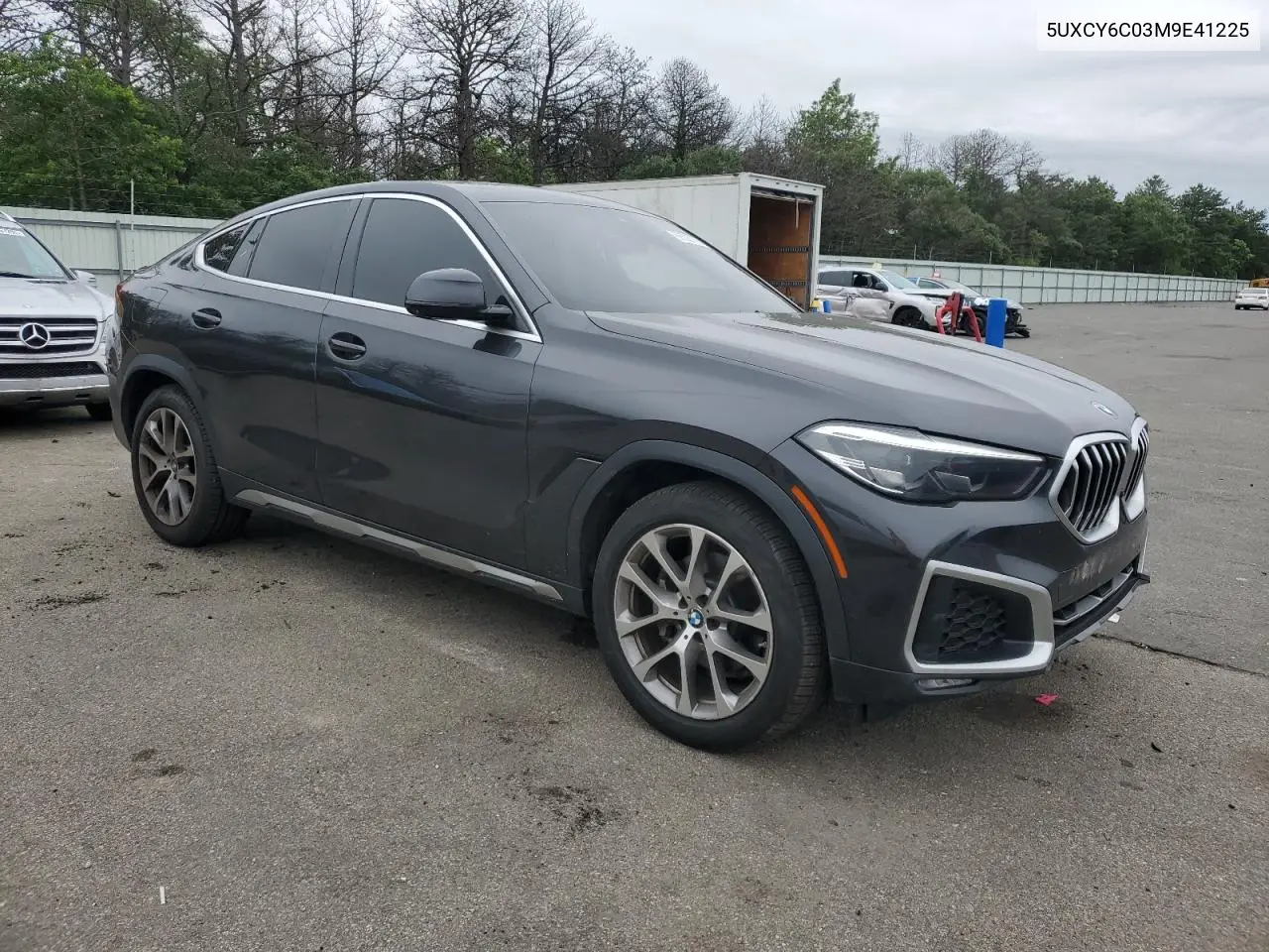 2021 BMW X6 xDrive40I VIN: 5UXCY6C03M9E41225 Lot: 62528175