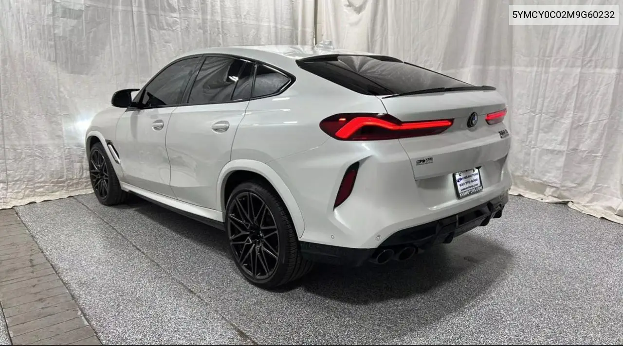 2021 BMW X6 M VIN: 5YMCY0C02M9G60232 Lot: 63500615