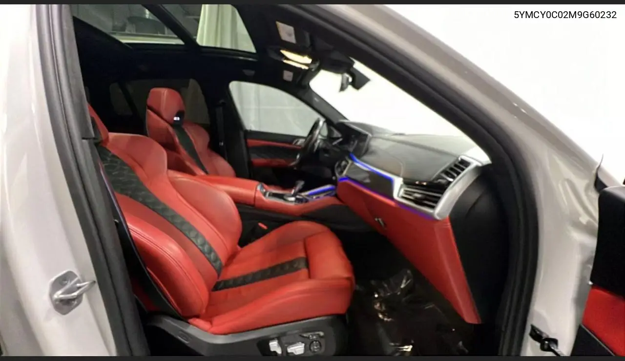 2021 BMW X6 M VIN: 5YMCY0C02M9G60232 Lot: 63500615