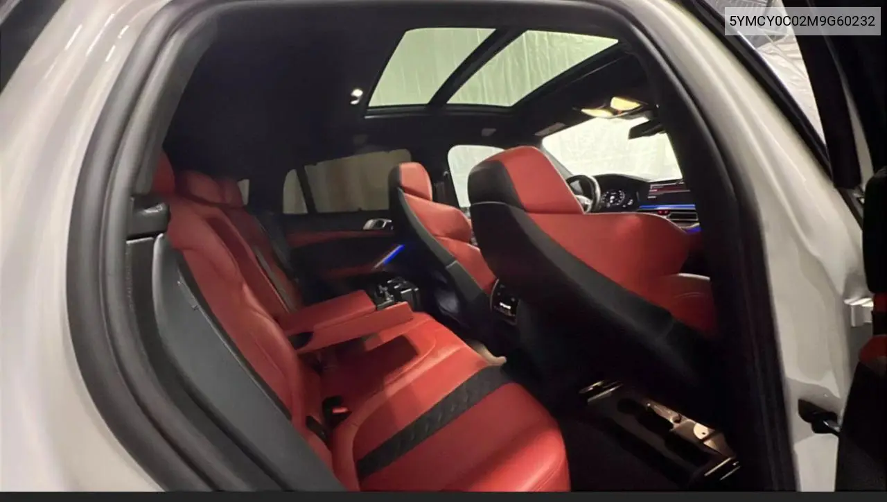 2021 BMW X6 M VIN: 5YMCY0C02M9G60232 Lot: 63500615