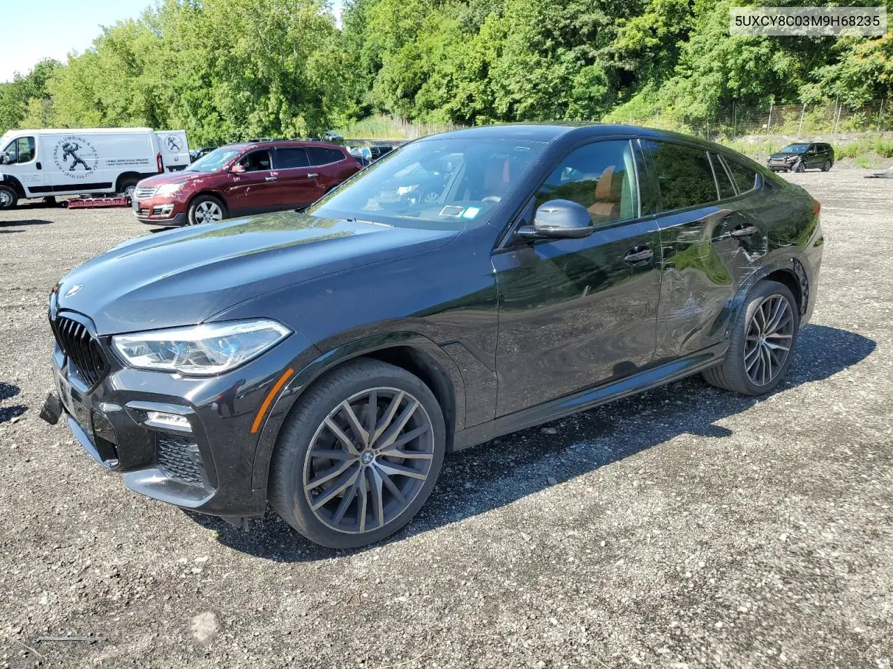 2021 BMW X6 M50I VIN: 5UXCY8C03M9H68235 Lot: 64819405