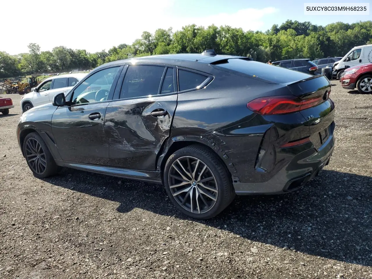 2021 BMW X6 M50I VIN: 5UXCY8C03M9H68235 Lot: 64819405