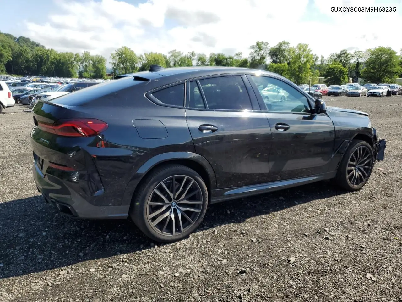 2021 BMW X6 M50I VIN: 5UXCY8C03M9H68235 Lot: 64819405