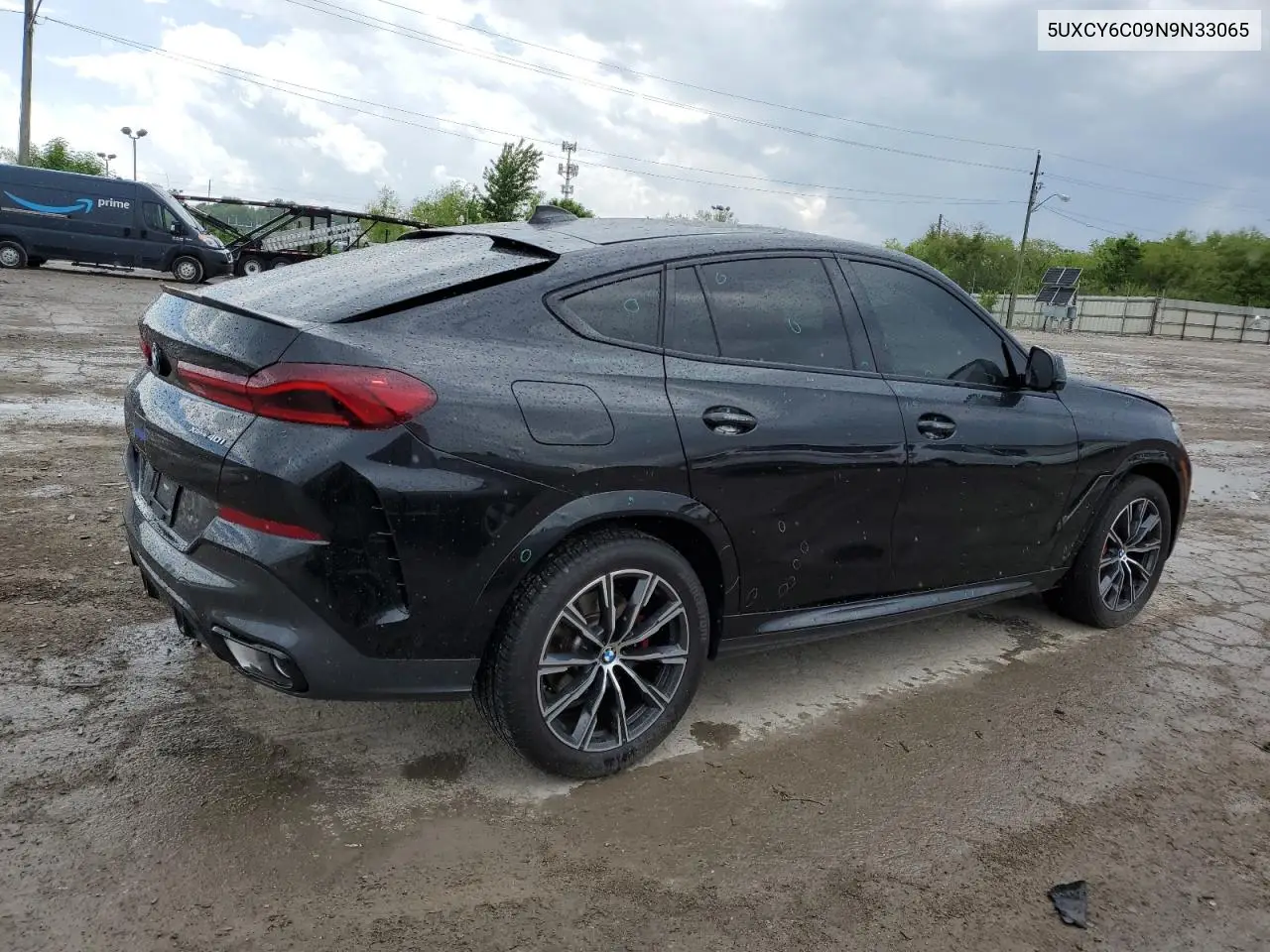 2022 BMW X6 xDrive40I VIN: 5UXCY6C09N9N33065 Lot: 54624865