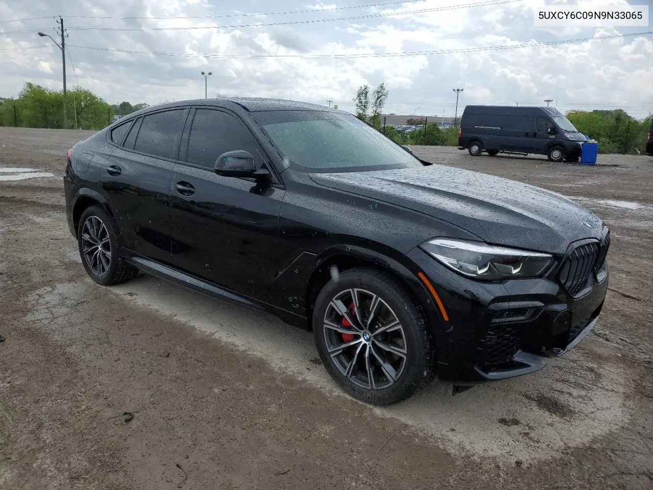 2022 BMW X6 xDrive40I VIN: 5UXCY6C09N9N33065 Lot: 54624865