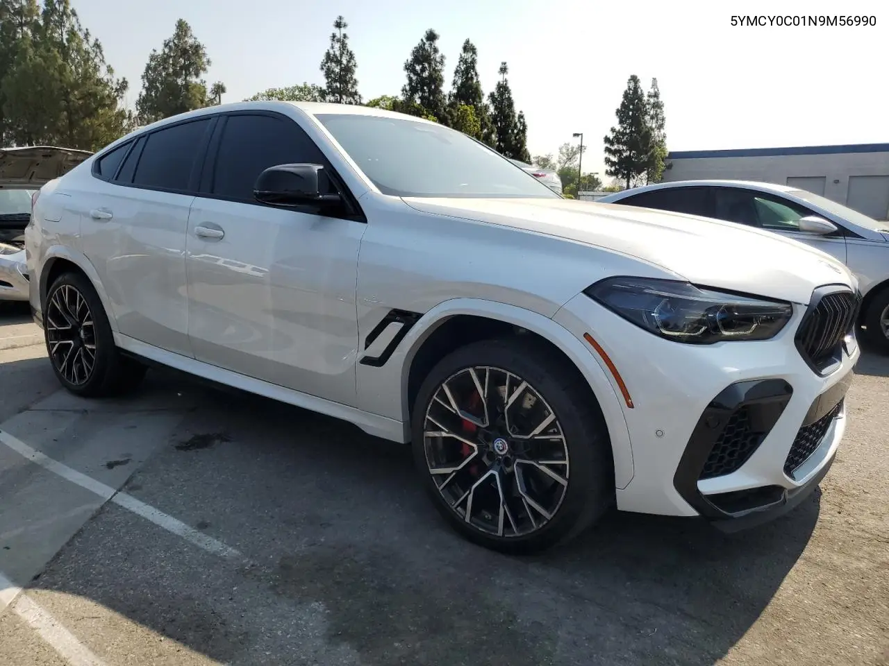 2022 BMW X6 M VIN: 5YMCY0C01N9M56990 Lot: 64793995