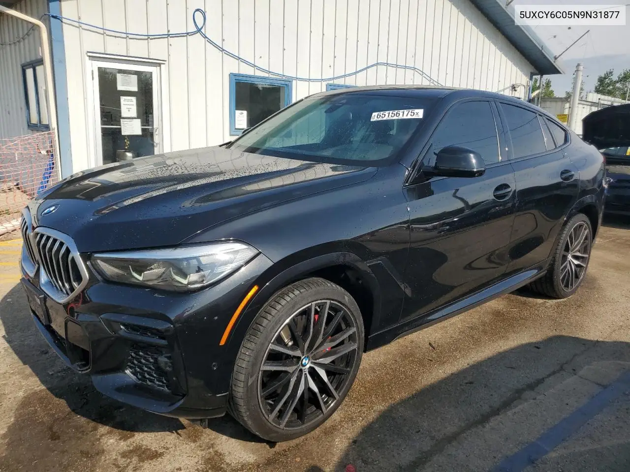 2022 BMW X6 xDrive40I VIN: 5UXCY6C05N9N31877 Lot: 65156175