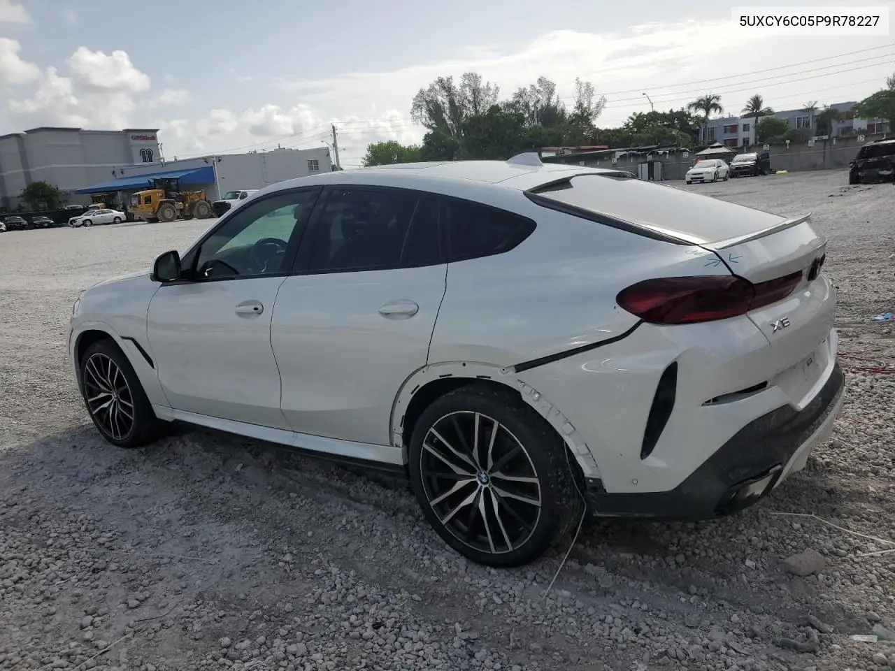 2023 BMW X6 xDrive40I VIN: 5UXCY6C05P9R78227 Lot: 62487585