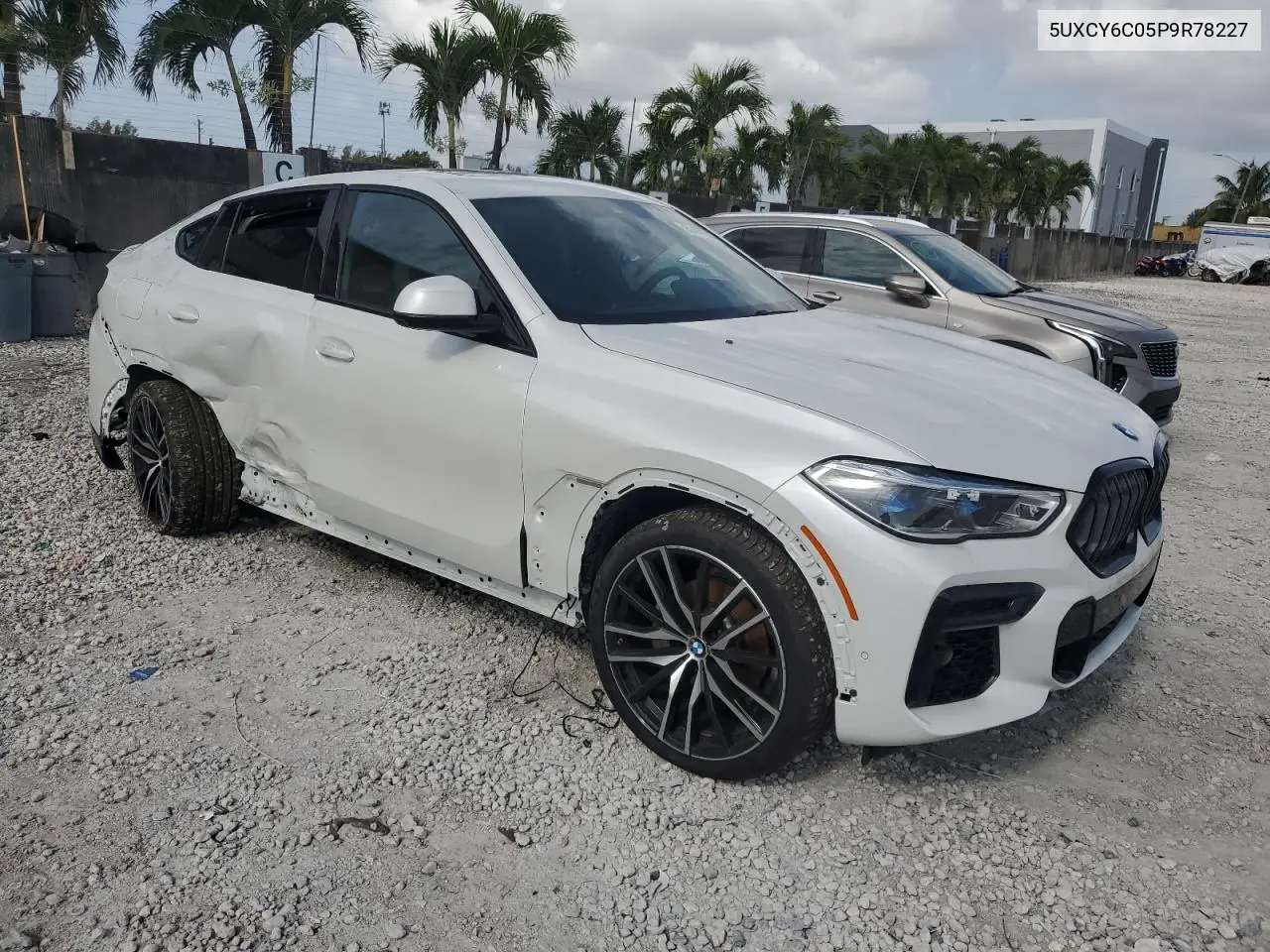 2023 BMW X6 xDrive40I VIN: 5UXCY6C05P9R78227 Lot: 62487585