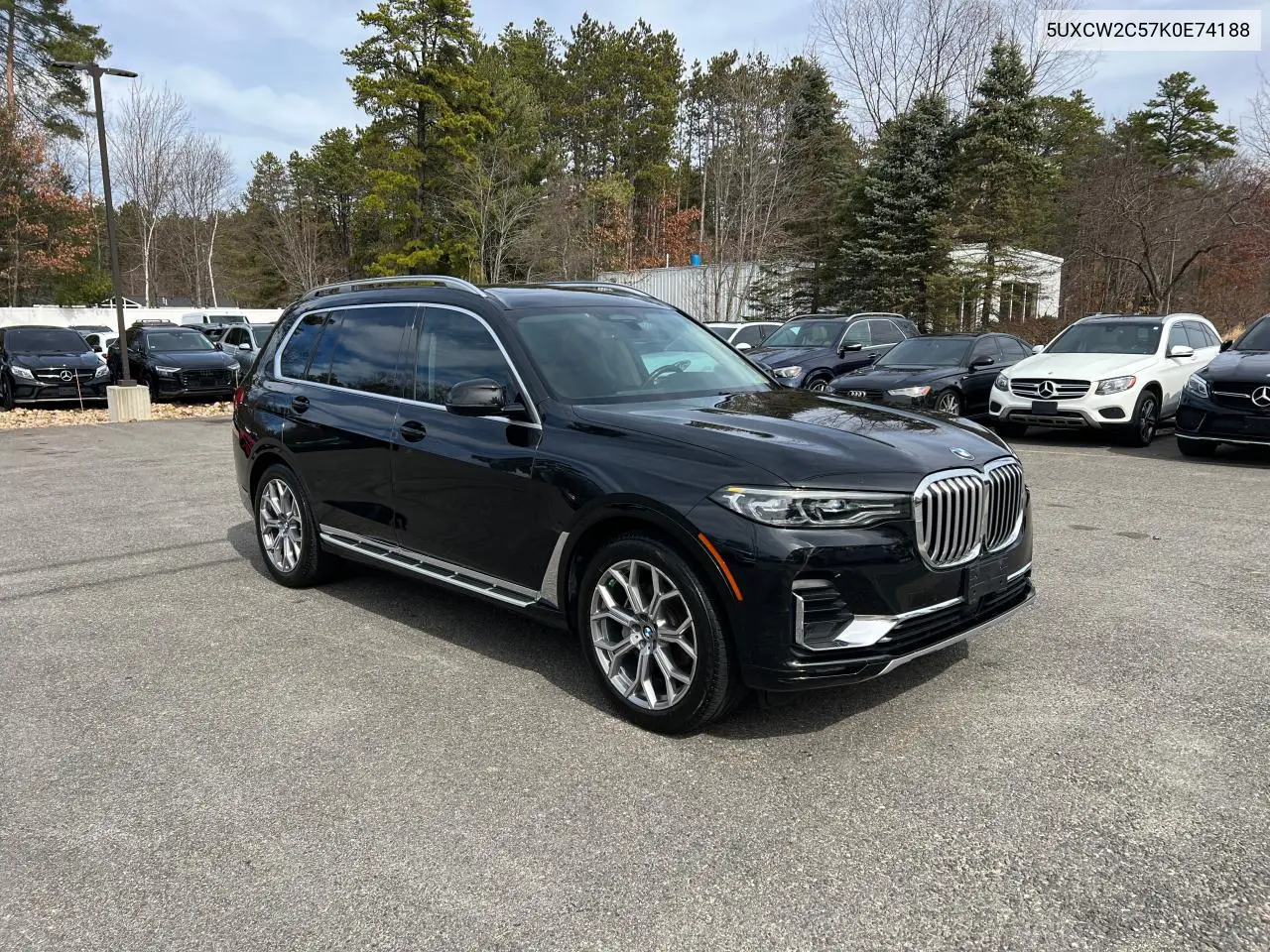 2019 BMW X7 xDrive40I VIN: 5UXCW2C57K0E74188 Lot: 49960425