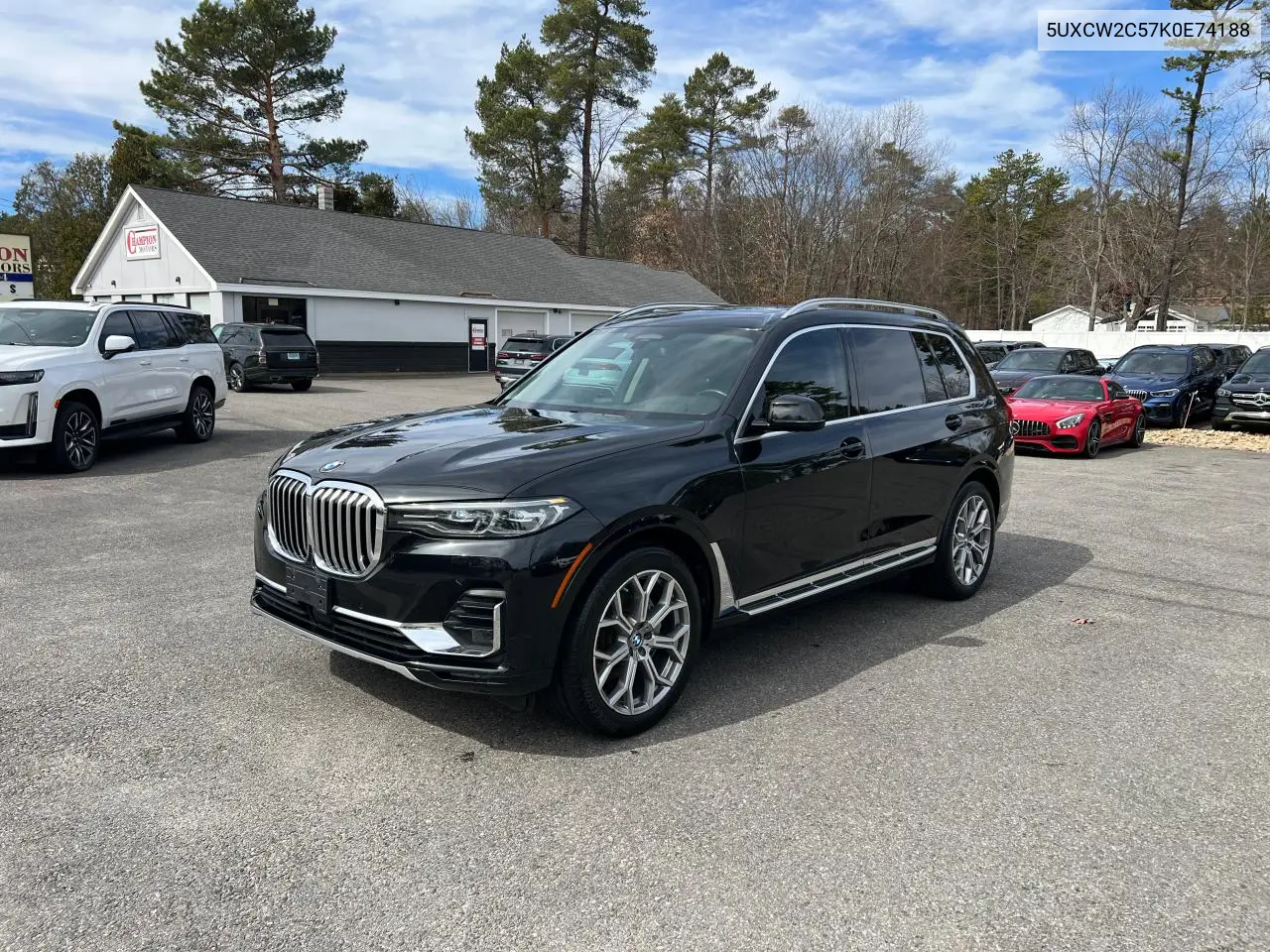 2019 BMW X7 xDrive40I VIN: 5UXCW2C57K0E74188 Lot: 49960425