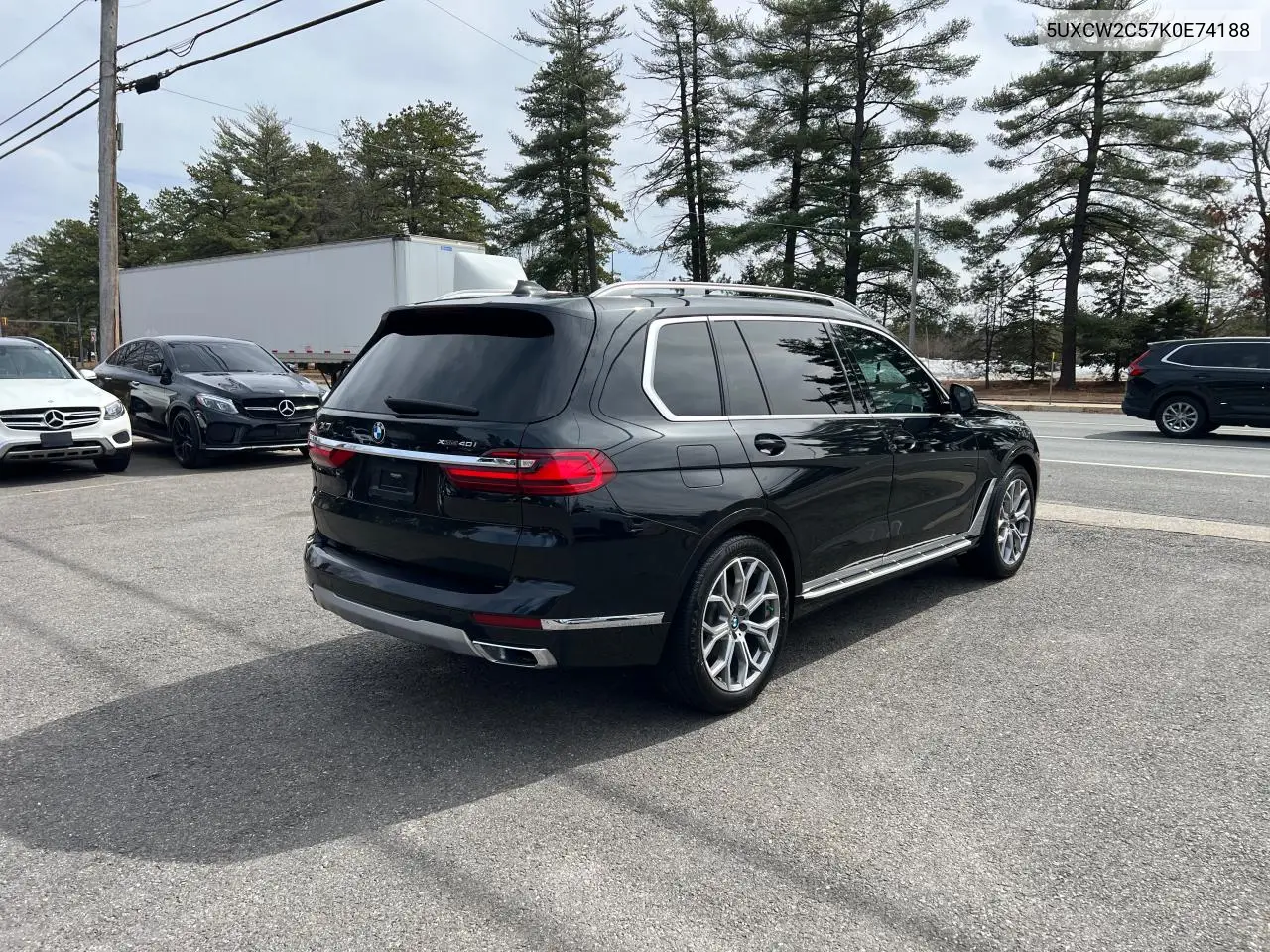 2019 BMW X7 xDrive40I VIN: 5UXCW2C57K0E74188 Lot: 49960425