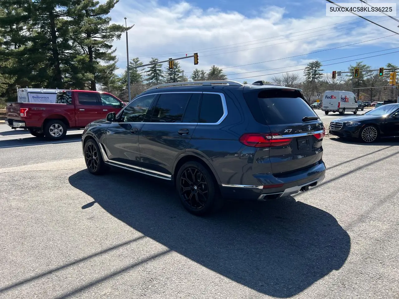 2019 BMW X7 xDrive50I VIN: 5UXCX4C58KLS36225 Lot: 53399425