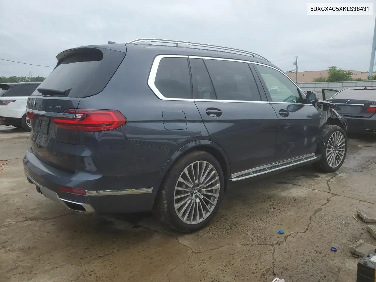 2019 BMW X7 xDrive50I VIN: 5UXCX4C5XKLS38431 Lot: 53991255
