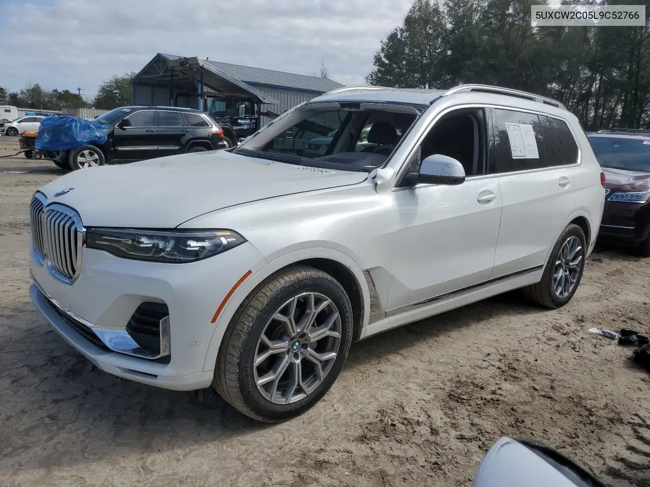 2020 BMW X7 xDrive40I VIN: 5UXCW2C05L9C52766 Lot: 45323395